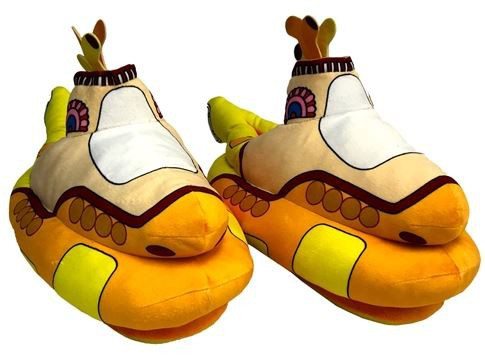 The Beatles Yellow Submarine Plush Slippers Factory Entertainment
