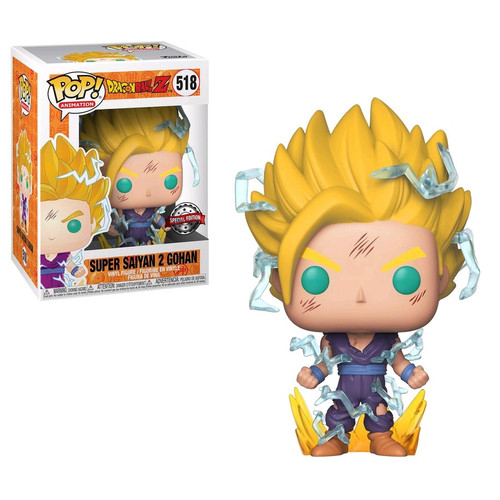 Funko Dragon Ball Z POP Animation Super Saiyan 2 Exclusive Vinyl Figure 518 Damaged - ToyWiz