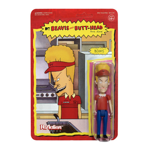 ReAction Beavis Butthead Beavis 3.75 Action Figure Burger