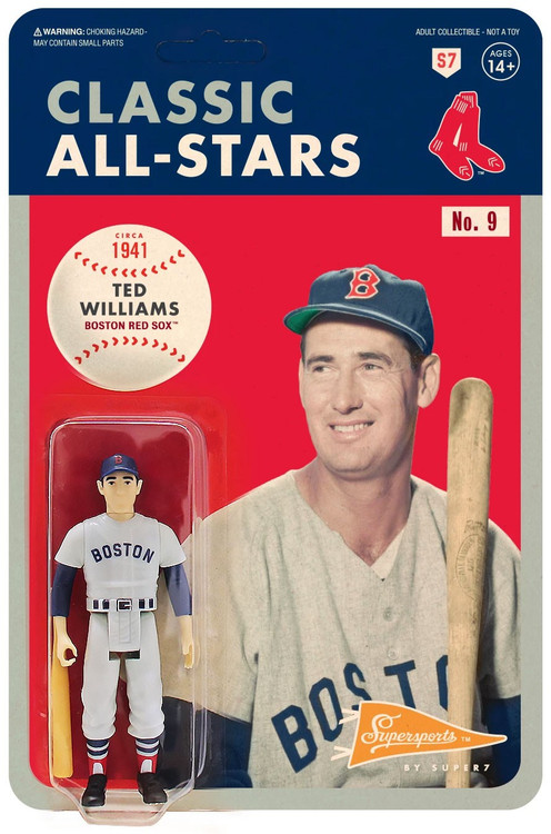 McFarlane Toys MLB Boston Red Sox Sports Picks Baseball Cooperstown  Collection Series 4 Ted Williams Action Figure White Uniform - ToyWiz