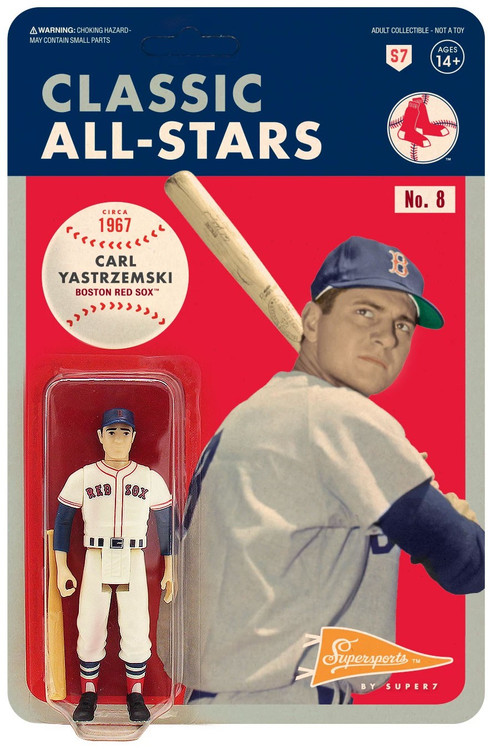 FEB198256 - MLB CLASSICS CARL YASTRZEMSKI REACTION FIG - Previews World