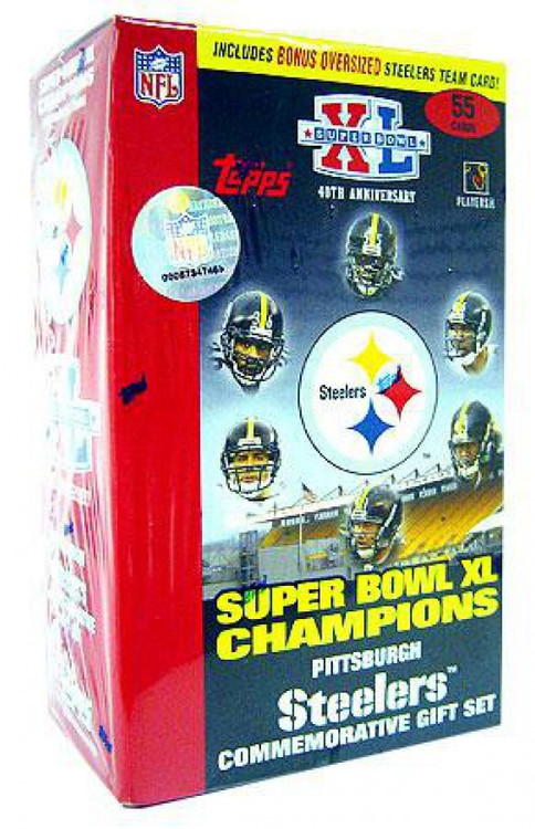 2006 Commemorative Super Bowl XL Card with Gold Ticket: Steelers