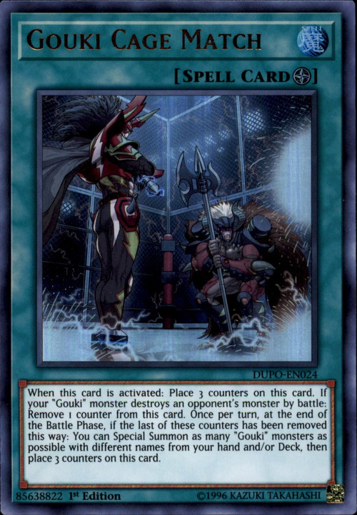 YUGIOH!! Gouki-Käfigkampf DUPO-DE024! Ultra Rare (Neu Und Originalverpackt) In Chur Für CHF 1
