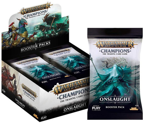 warhammer age of sigmar booster box CHAMPIONS step onto the battlefield to annihilate your opponent and gain control over the realms of mortals Warhammer Age of Sigmar: Champions