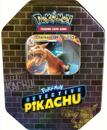 Pokemon Detective Pikachu Charizard Exclusive Tin Set 6 Booster Packs Ultra  Rare Promo Card Pokemon USA - ToyWiz