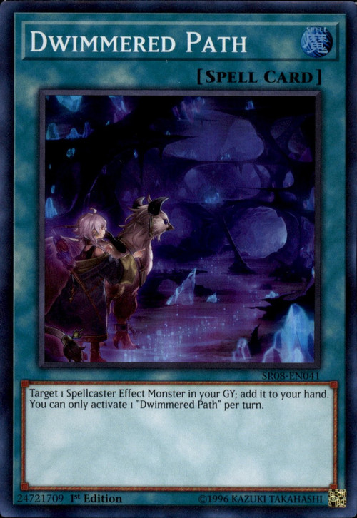 YuGiOh Structure Deck Order of the Spellcasters Single Card Super Rare Dwimmered Path SR08-EN041 - ToyWiz YuGiOh Structure Deck Order of the Spellcasters Single Card Super Rare Dwimmered Path SR08-EN041 - ToyWiz