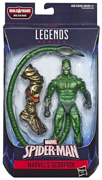 Marvel scorpion hot sale action figure