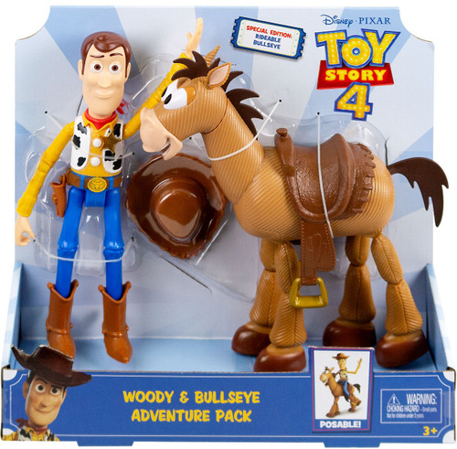 トイストーリー4 ウッディ＆ブルズアイ　アドベンチャーパック Toy Story 4 Adventure Pack Woody Bullseye Action Figure 2
