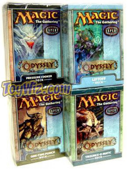 Magic The Gathering Odyssey Set of 4 Theme Decks Wizards of the