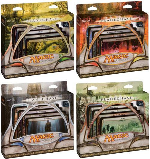 Magic The Gathering Planechase Set of 4 Theme Decks Wizards of the
