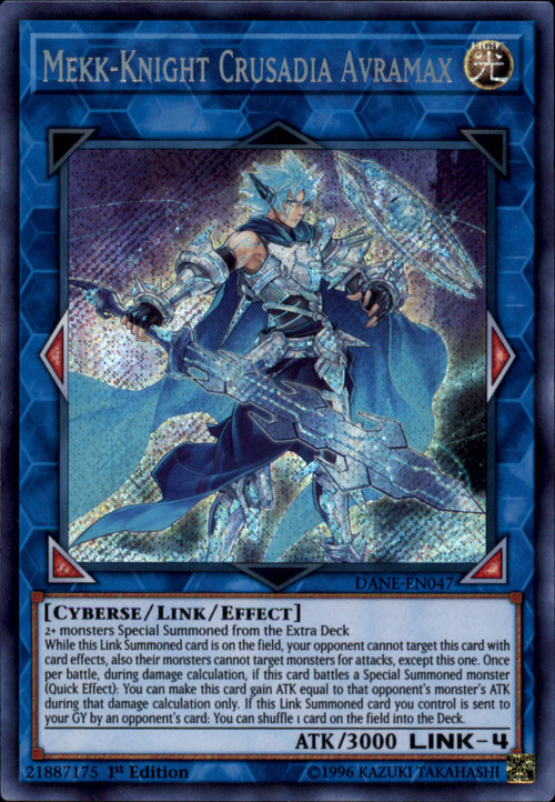yugioh dark neostorm single card secret rare mekk knight new years card