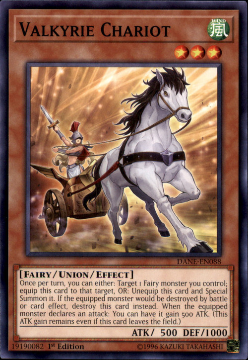 YuGiOh Dark Neostorm Single Card Common Valkyrie Chariot