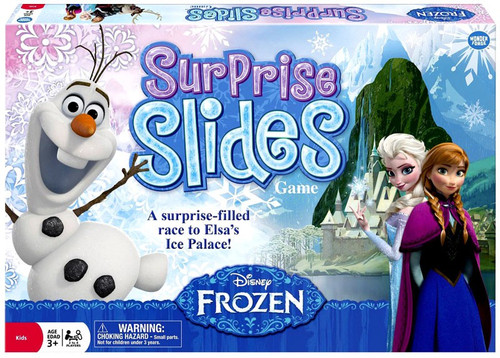 Disney Frozen Surprise Slides Board Game Wonder Forge - Toywiz