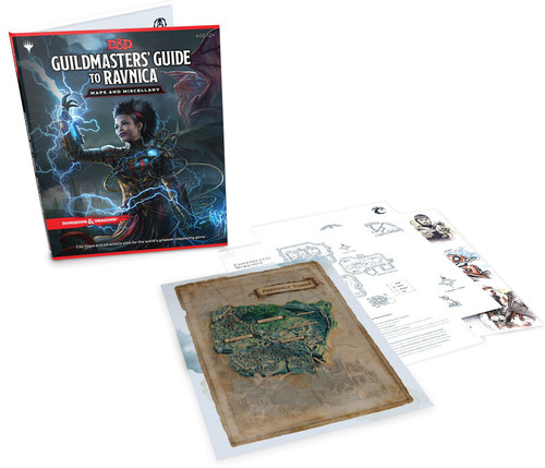 Dungeons Dragons 5th Edition Guildmasters Guide to Ravnica Map