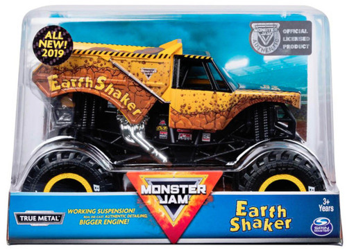 Monster Jam True Metal Earth Shaker 124 Diecast Car 124, 2019 Spin