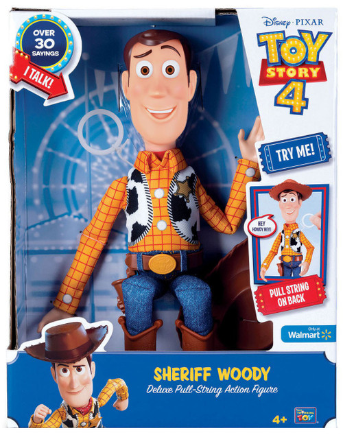 Disney Pixar Toy Story 4 Woody Deluxe Pull-String Exclusive 16