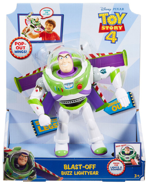 Toy Story 4 Blast-Off Buzz Lightyear Action Figure Mattel