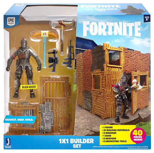 Fortnite 1X1 Builder 4 Action Figure Playset with Black