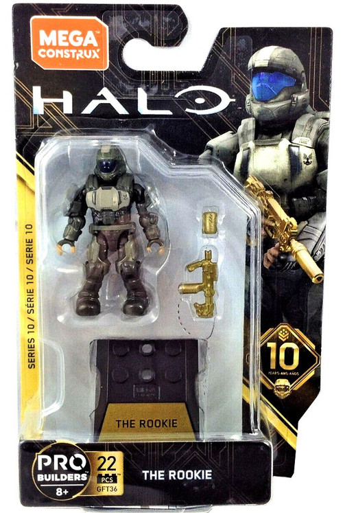 HALO HEROES SERIES 10 MEGA BLOKS CONSTRUX UNSC ODST THE ROOKIE MINIFIGURE  GFT36