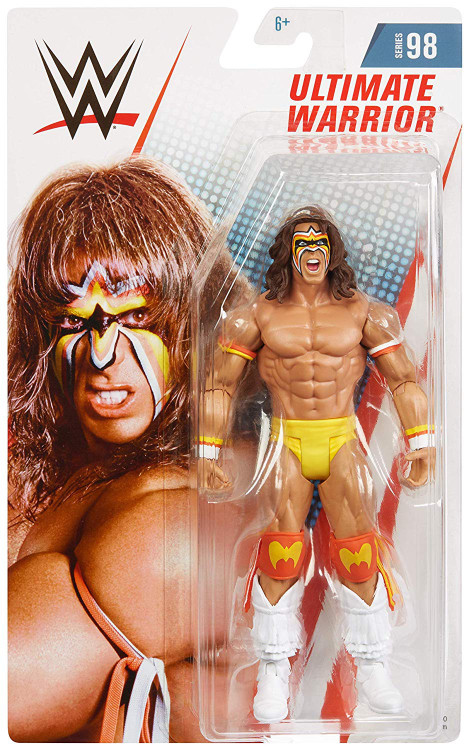 WWE Wrestling Series 98 Ultimate Warrior 6 Action Figure Mattel