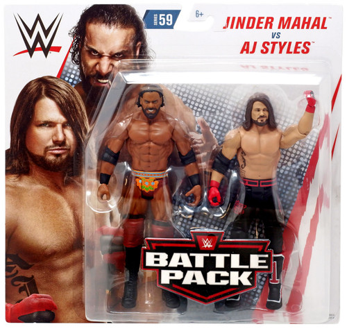WWE Wrestling Battle Pack Series 59 AJ Styles Jinder Mahal 6