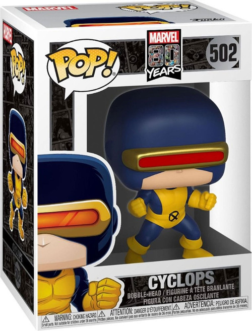 Funko Marvel 80th Anniversary Pop Marvel Cyclops Vinyl Figure 502 First Apperance Toywiz - asa ka roblox