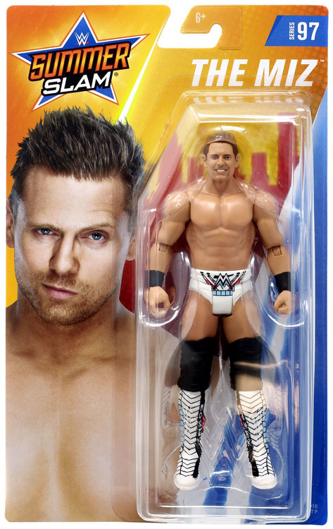 WWE Wrestling Series 97 The Miz 6 Action Figure White Shorts