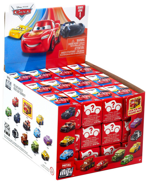 Disney Cars 3 Metal Mini Racers Series 1 Mystery Box 36 Packs Mattel