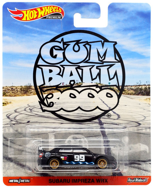 Hot Wheels Premium Subaru Impreza WRX Die Cast Car Gum Ball 3000