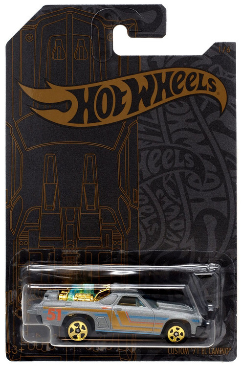 Hot Wheels Satin Chrome Custom 71 El Camino 164 Diecast Car 16