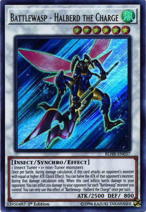 yugioh battlewasp cards Yu-Gi-Oh! - - Twinbow The Attacker - BLHR-EN034 - Ultra Rare - 1st Edition may be 1st or Unlimited Edition Yu-Gi-Oh! Wiki - Battlewasp -