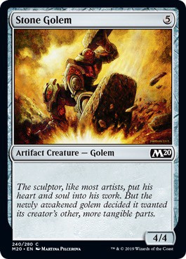 golem mtg cards Magic The Gathering Affinity for artifacts (This spell costs 1 less to cast for each artifact you control.) Artifact creature spells you cast have affinity for artifacts Gnome // Golem Double-Sided Token