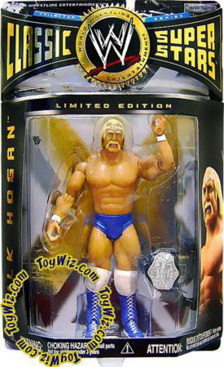 WWE Wrestling Classic Superstars Terry Boulder Hulk Hogan Exclusive Action  Figure [Blue Tights & Blue Boots]