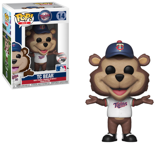 Funko MLB Minnesota Twins POP MLB Mascots T.C. Bear Vinyl Figure 14 Mascot,  Damaged Package - ToyWiz