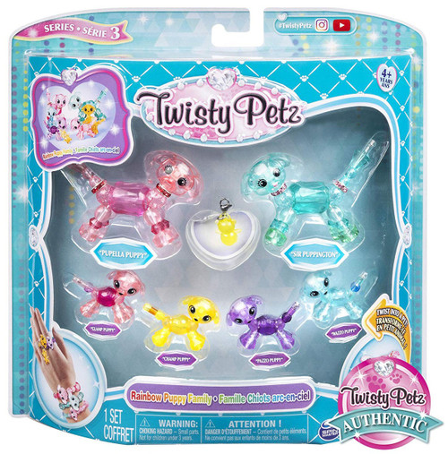 Twisty Petz Series 3 Rainbow Puppy Family Set ToyWiz
