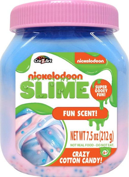 Nickelodeon Slime Crazy Cotton Candy Slime Cra-Z-Art - ToyWiz