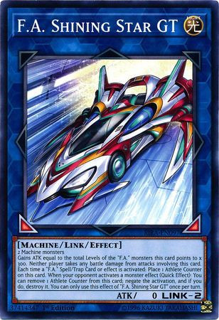 fa cards yugioh YuGiOh Rising Rampage Single Card Common F.A. Shining Star GT RIRA-EN097