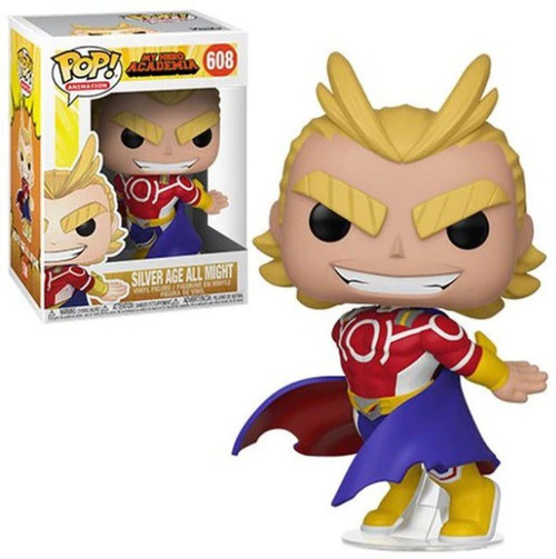 Funko My Hero Academia POP! Animation Silver Age All Might Vinyl Figure #608