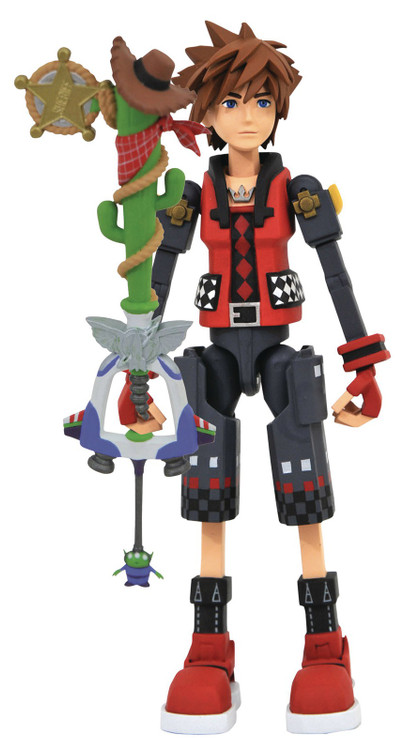 Disney Kingdom Hearts 3 Toy Story Sora 7 Action Figure Valor Form 