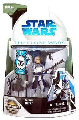 Star Wars Clone Wars 2008 Captain Rex 3.75 Action Figure 4 First