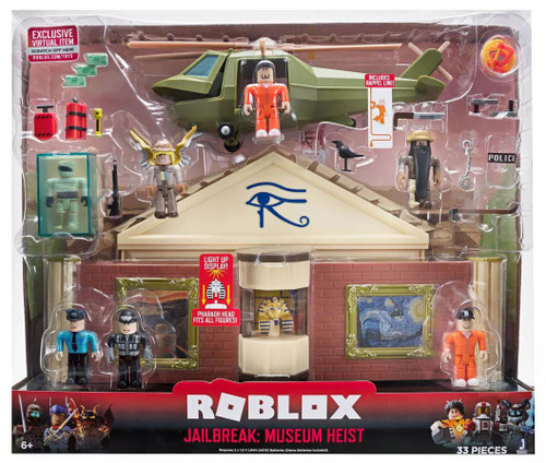 roblox jailbreak museum heist playset code desktop toy toys mib toywiz jazwares rare bestbuy zoom inch bloxy pisces