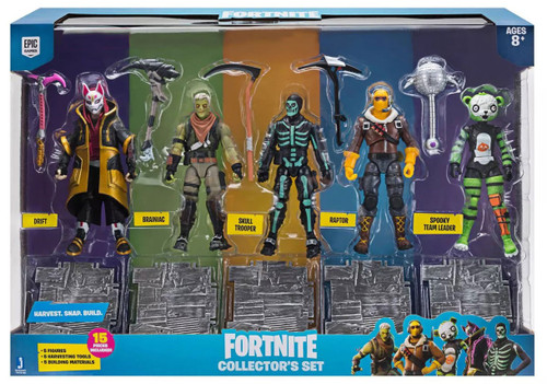 24時間以内発送！Fortnite Drift フィギュアセット 7ピース Fortnite Drift, Brainiac, Skull Trooper, Raptor Spooky Team Leader