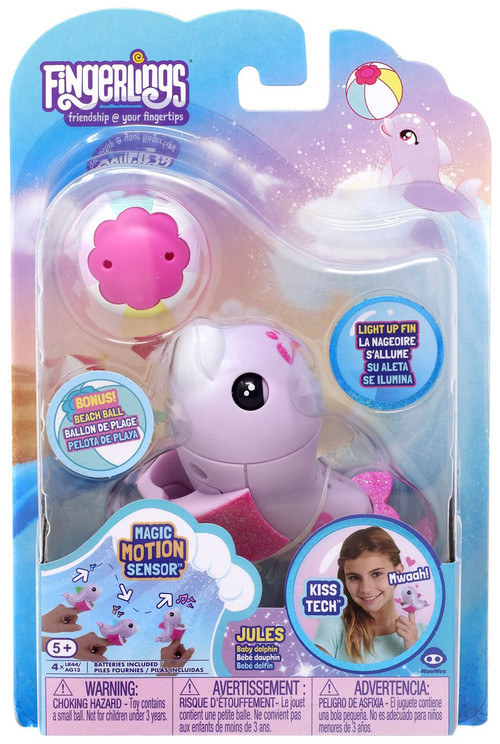 Fingerlings Baby Dolphin Jules Figure WowWee ToyWiz