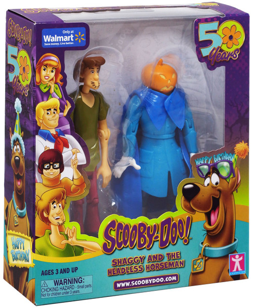 Scooby Doo 50 Years Shaggy The Headless Horseman Exclusive Action Figure 2 Pack Zoink Toywiz - shaggy egg roblox