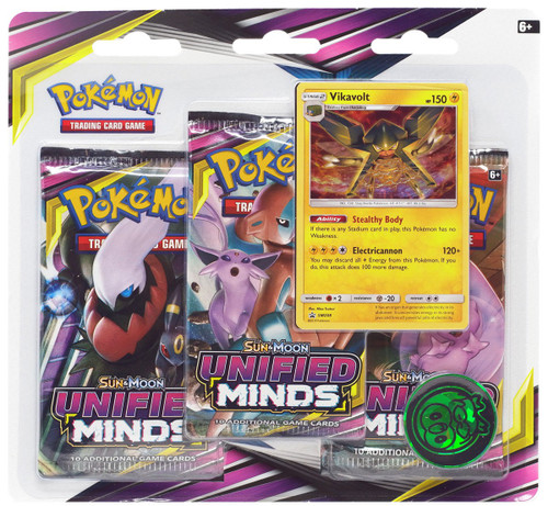 pokemon unified minds 3 card pack Sun & Moon Booster : Toys & Games UNLEASH ALL NEW POWER Unified Minds 3 Pack Blister