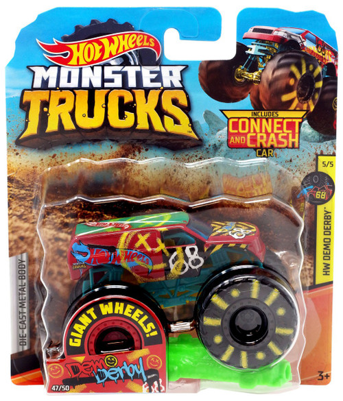 Hot Wheels Monster Trucks HW Demo Derby Dem Derby Diecast Car