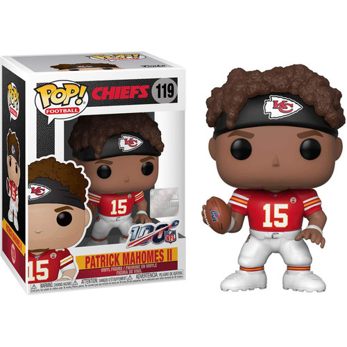 Funko NFL Kansas City Chiefs POP Football Patrick Mahomes II Vinyl Figure  119 Red Jersey - ToyWiz