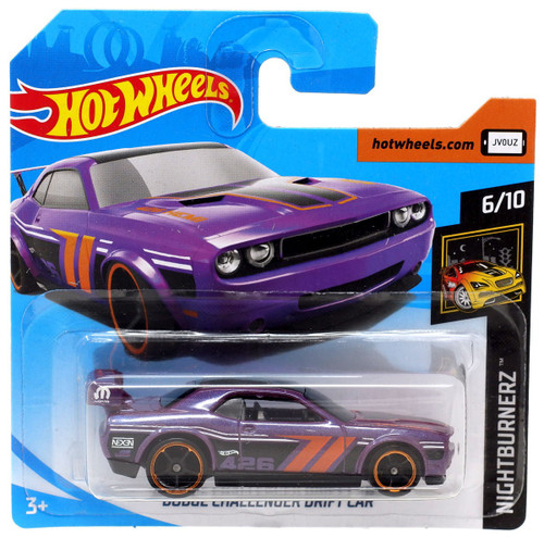 Hot Wheels Nightburnerz Dodge Challenger Drift Car 164 Diecast Car