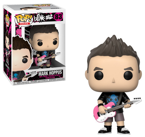 Funko Blink 182 POP Rocks Mark Hoppus Vinyl Figure 83 Damaged