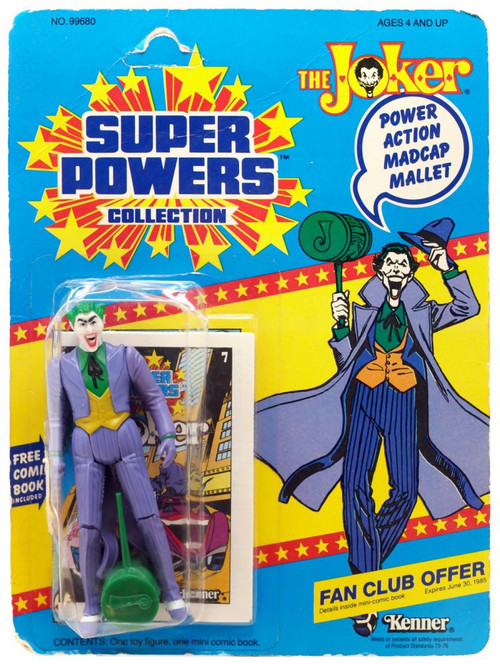 DC Batman Super Powers Collection The Joker Action Figure [Power Action  Mallet] [Moderate shelf wear]